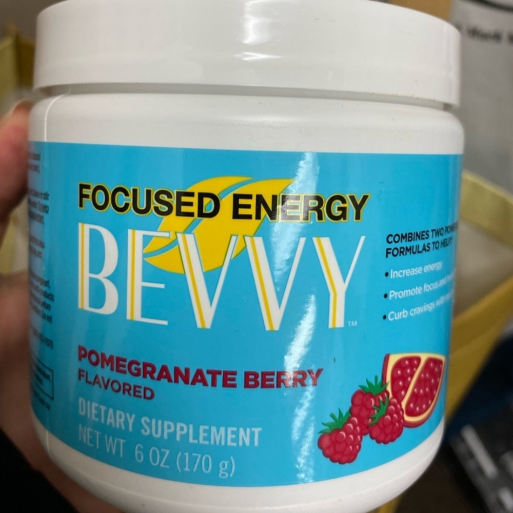 BEVVY PRE WORKOUT OR Just a pick me uo